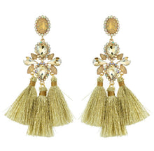 Load image into Gallery viewer, Lux Opal Tassel Earrings
