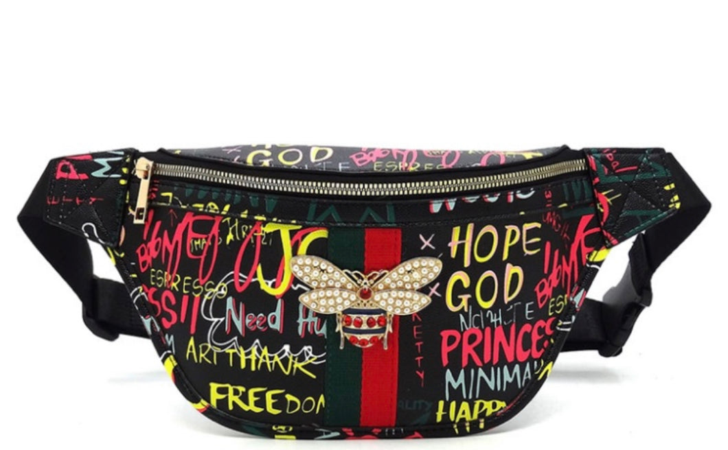 Lily Bee Graffiti Fanny Pack