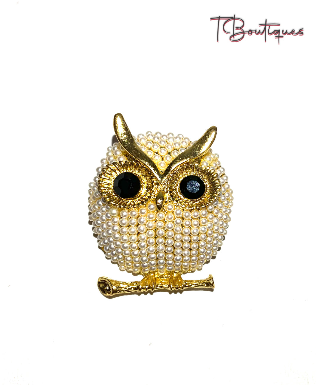 Owl Pearl Pins