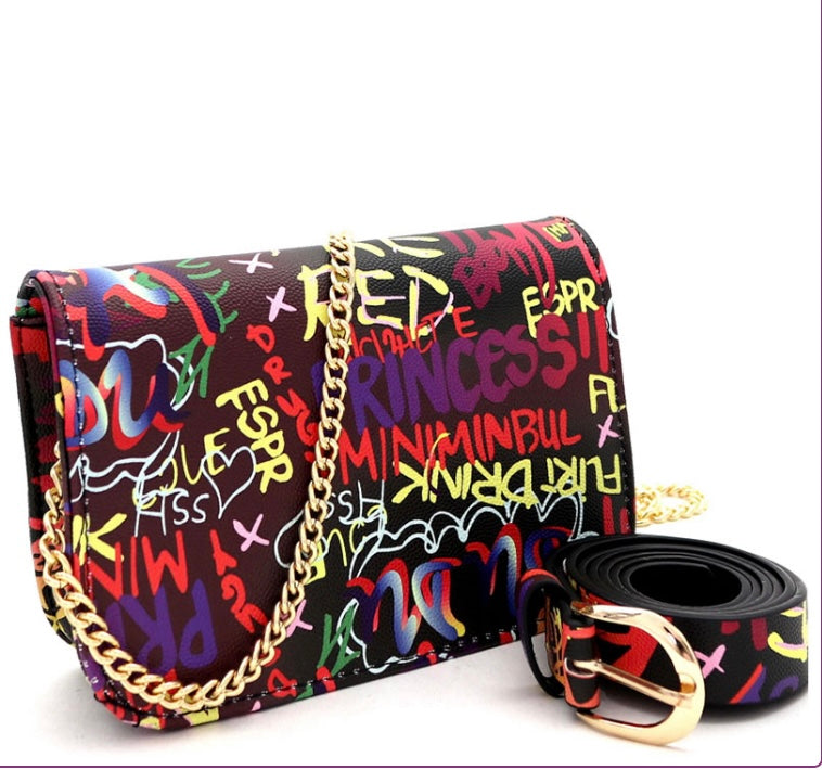 Lydia CrossBody Bag and Belt Set