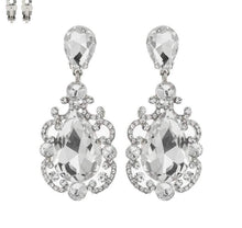 Load image into Gallery viewer, Chandelier Stone Clip on earrings
