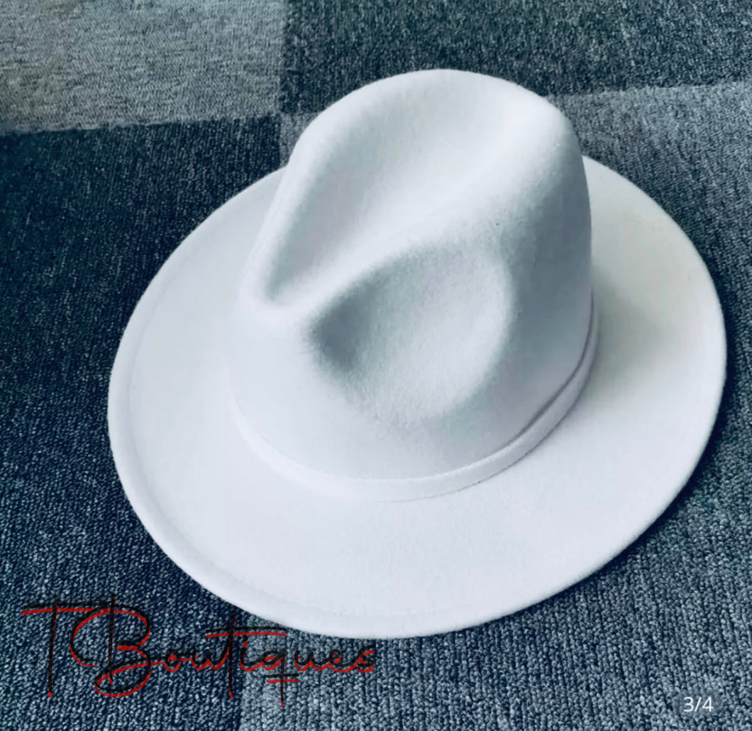 Wide Brimmed Fedora Hat