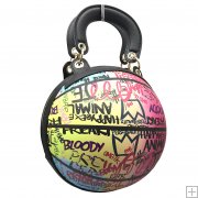 Load image into Gallery viewer, Lena Graffiti Basketball Handbag
