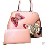 Load image into Gallery viewer, Jenny Butterfly Handbag and Wallet Set

