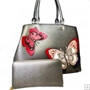 Load image into Gallery viewer, Jenny Butterfly Handbag and Wallet Set
